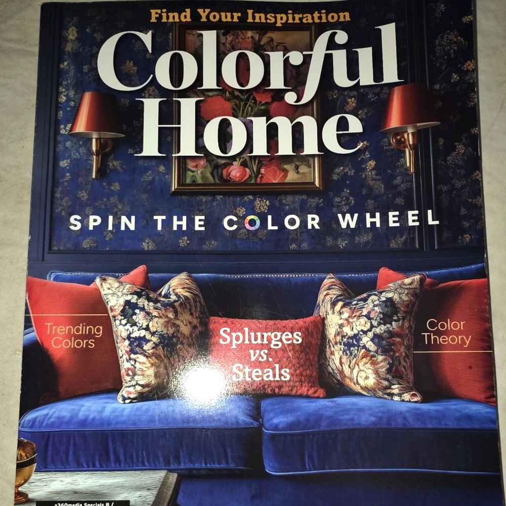 Colorful Home Inspiration Book - Blue and Red Edition